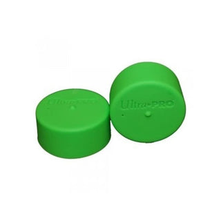 Playmat Tube Caps - Bright Green (2-Pack) - Playmats Sealed