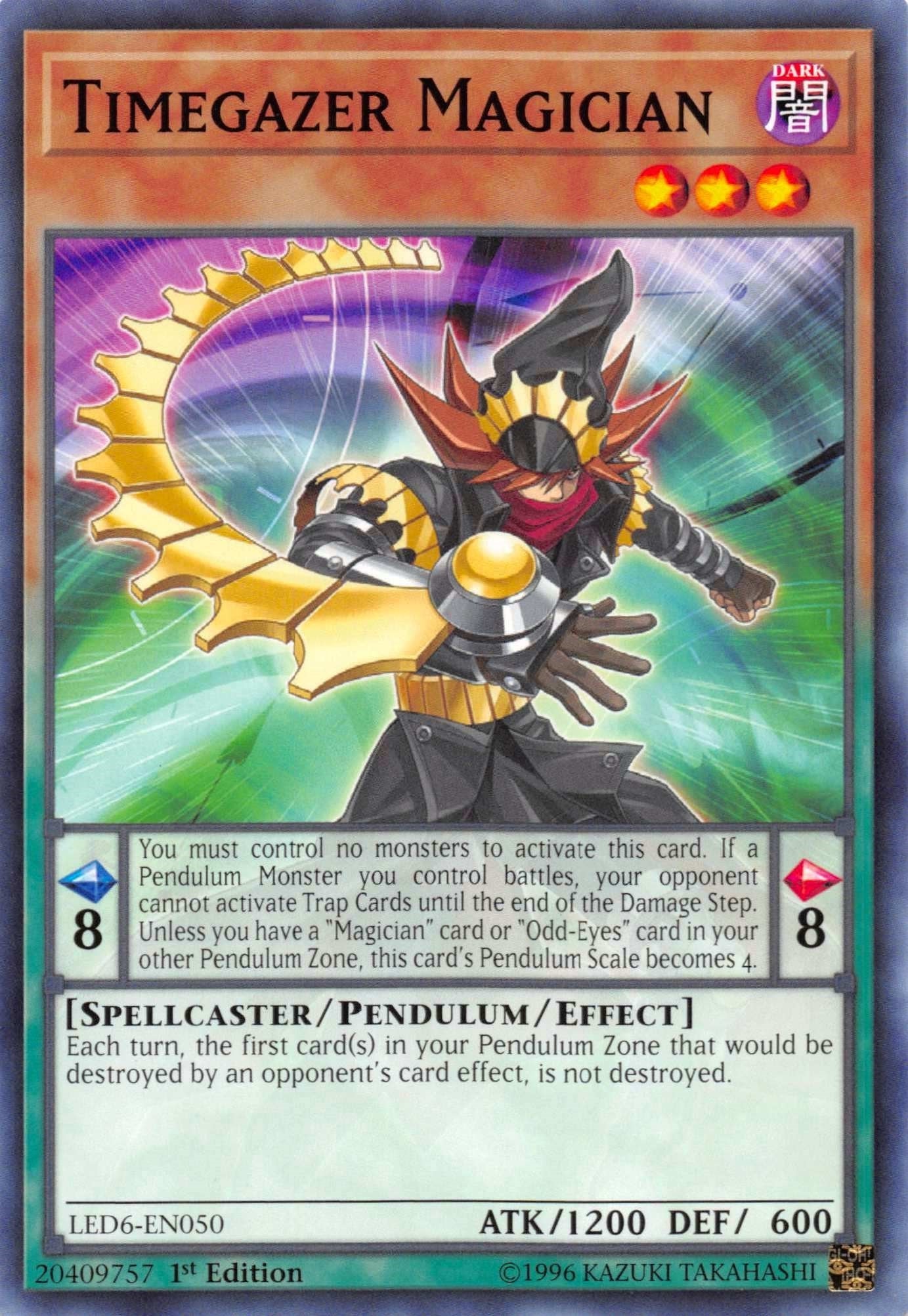 Timegazer Magician (6050) (LED6) - YuGiOh Single