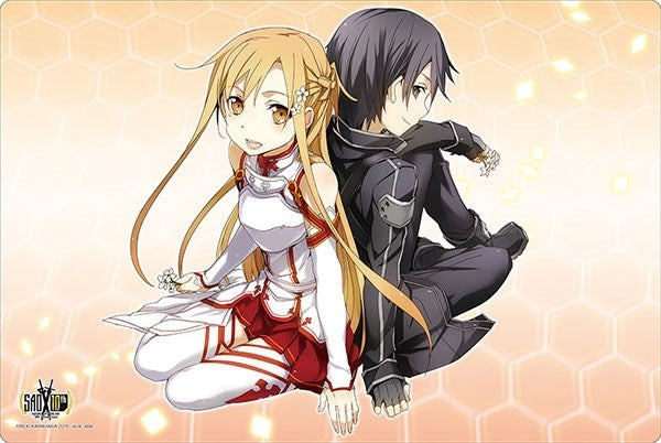 Bushiroad Rubber Mat Collection Vol.494: Sword Art Online 10th Anniversary - Kirito & Asuna (494) - Playmats Sealed