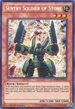 Sentry Soldier of Stone (112) (MVP1-ENS) - YuGiOh Single