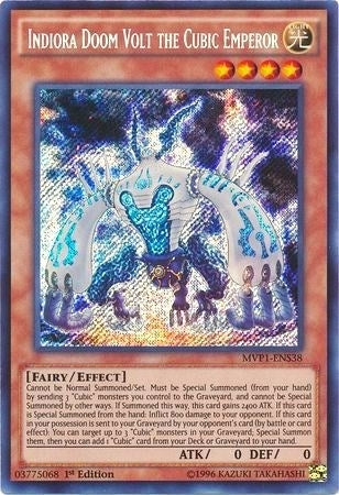 Indiora Doom Volt the Cubic Emperor (138) (MVP1-ENS) - YuGiOh Single