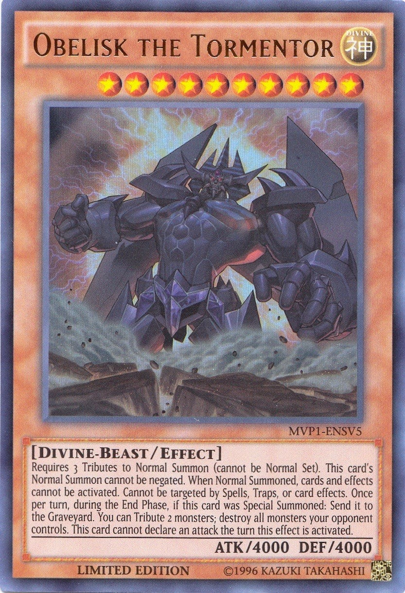 Obelisk the Tormentor (15) (MVP1-ENS) - YuGiOh Single