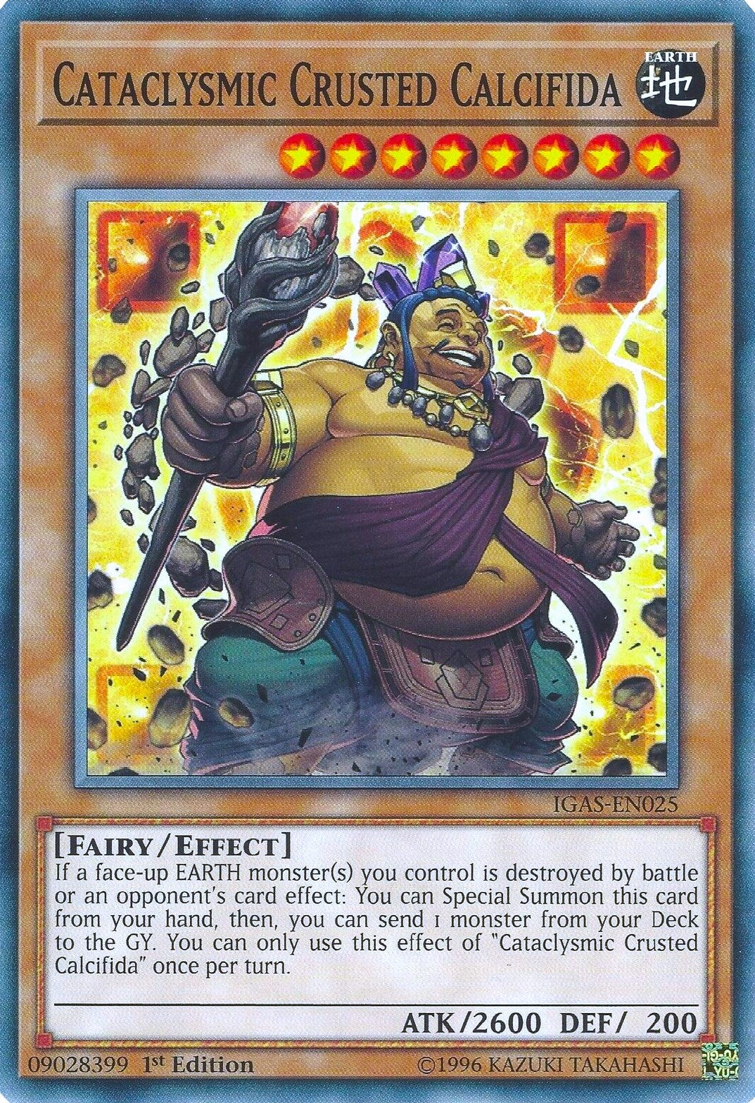 Cataclysmic Crusted Calcifida (25) (IGAS) - YuGiOh Single