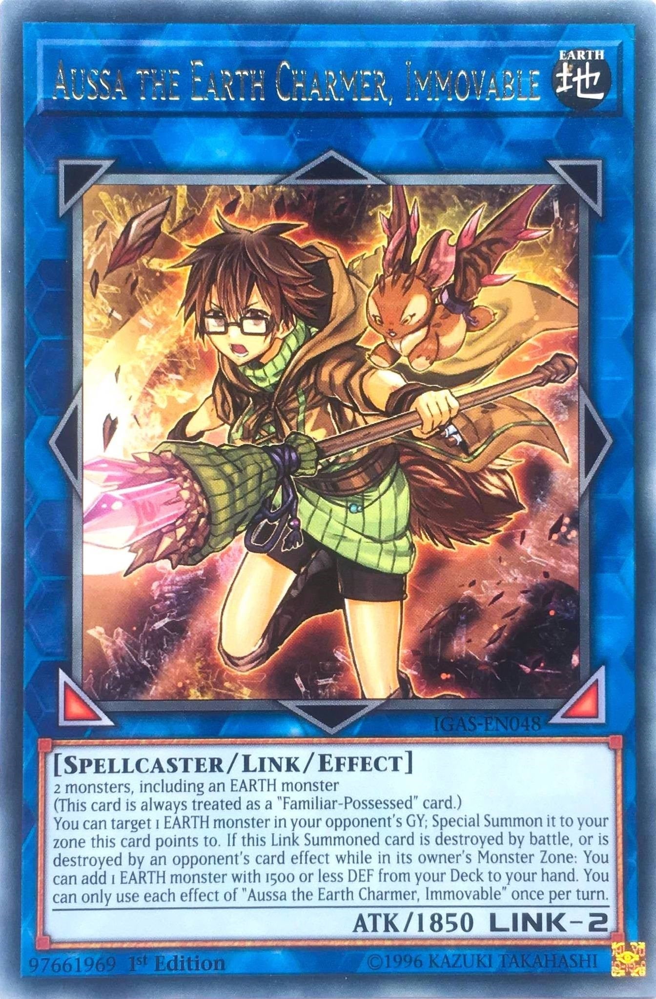 Aussa the Earth Charmer Immovable (48) (IGAS) - YuGiOh Single