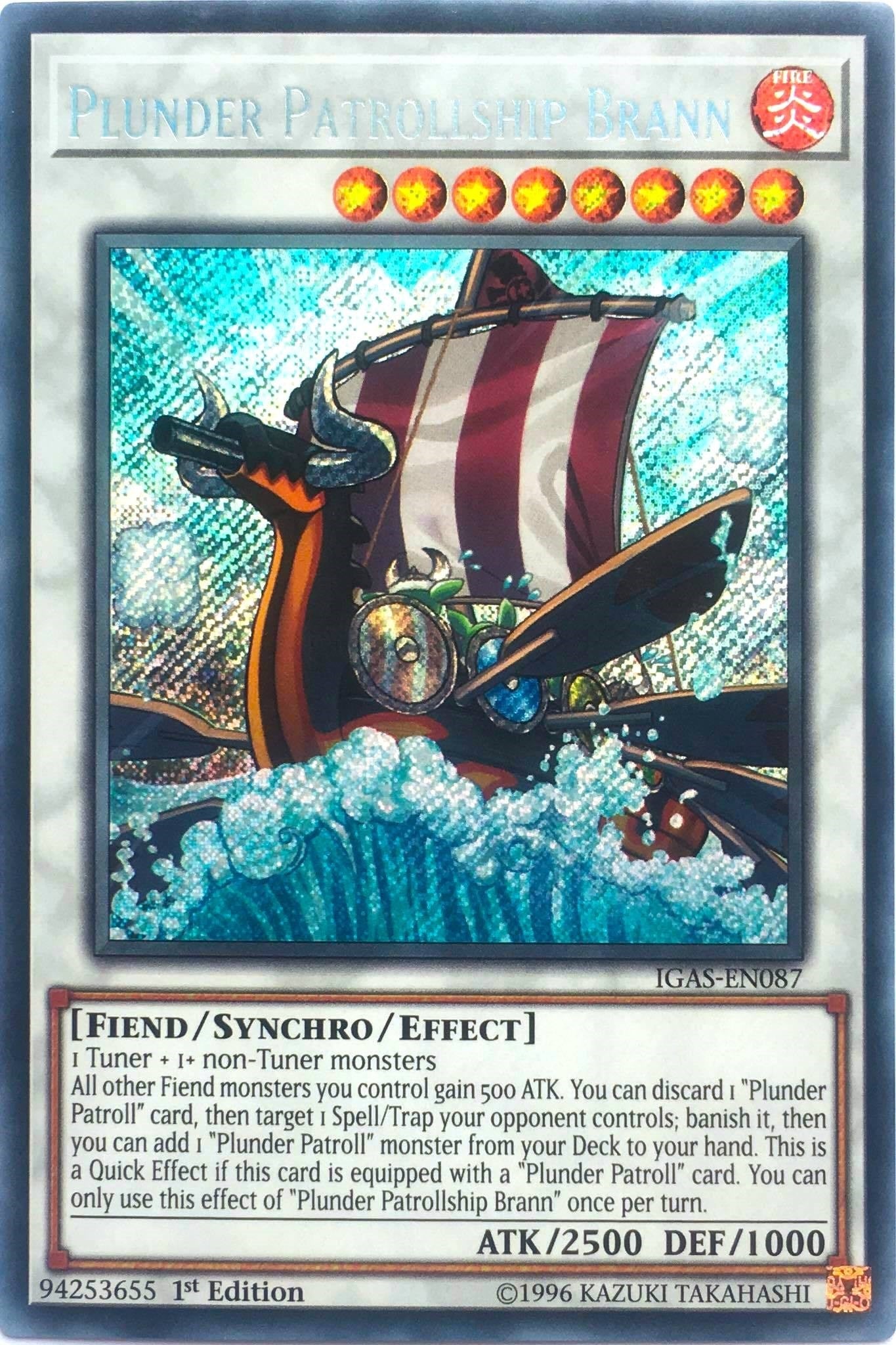 Plunder Patrollship Brann (87) (IGAS) - YuGiOh Single