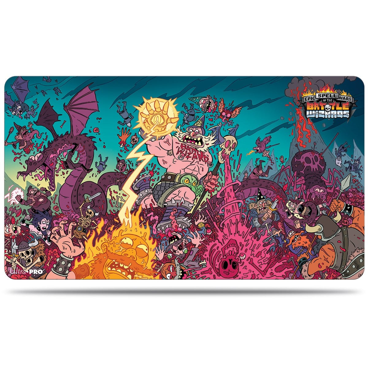 Epic Spell Wars Standard Size Playmat - Studd Spellslammer & The Juice! - Playmats Sealed