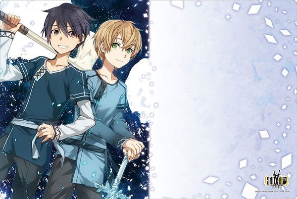 Bushiroad Rubber Mat Collection Vol.532: Sword Art Online 10th Anniversary Beginning - Kirito & Eugeo (532) - Playmats