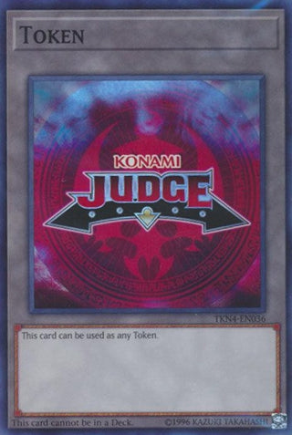 Official Judge Token: TKN4-EN036 (4036) (JPRC) - YuGiOh Single