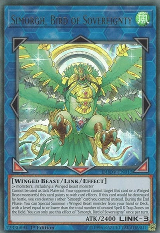 Simorgh Bird of Sovereignty (12) (DUOV) - YuGiOh Single