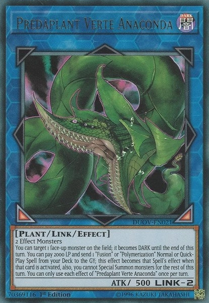 Predaplant Verte Anaconda (21) (DUOV) - YuGiOh Single