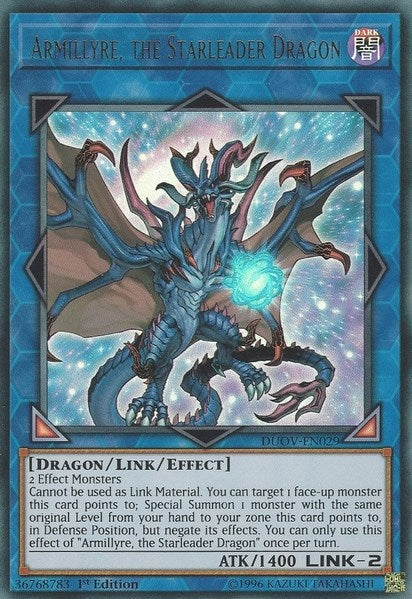 Armillyre the Starleader Dragon (29) (DUOV) - YuGiOh Single
