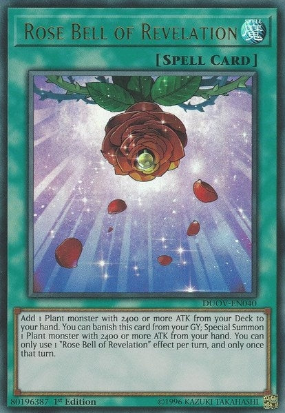Rose Bell of Revelation (40) (DUOV) - YuGiOh Single
