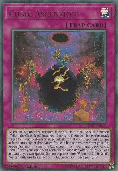 Cubic Ascension (47) (DUOV) - YuGiOh Single