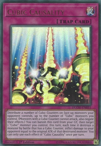 Cubic Causality (51) (DUOV) - YuGiOh Single