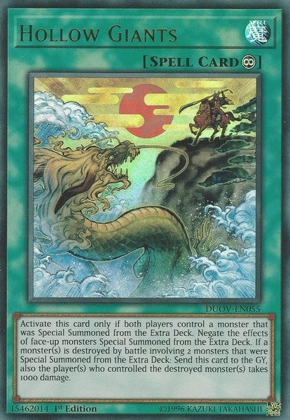 Hollow Giants (55) (DUOV) - YuGiOh Single
