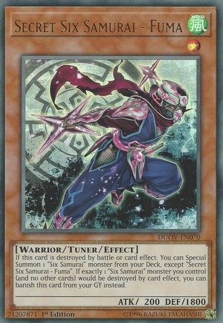 Secret Six Samurai - Fuma (70) (DUOV) - YuGiOh Single