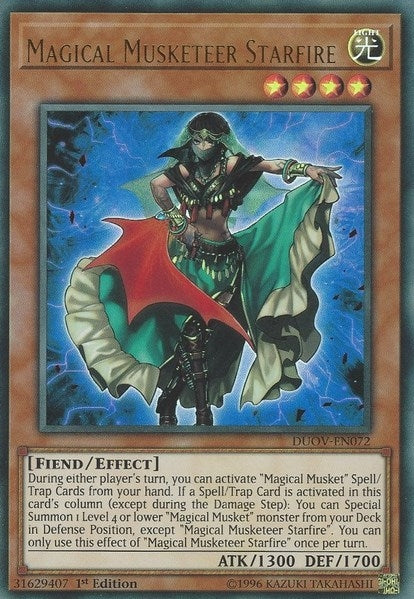 Magical Musketeer Starfire (72) (DUOV) - YuGiOh Single