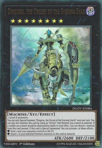 Dingirsu the Orcust of the Evening Star (84) (DUOV) - YuGiOh Single