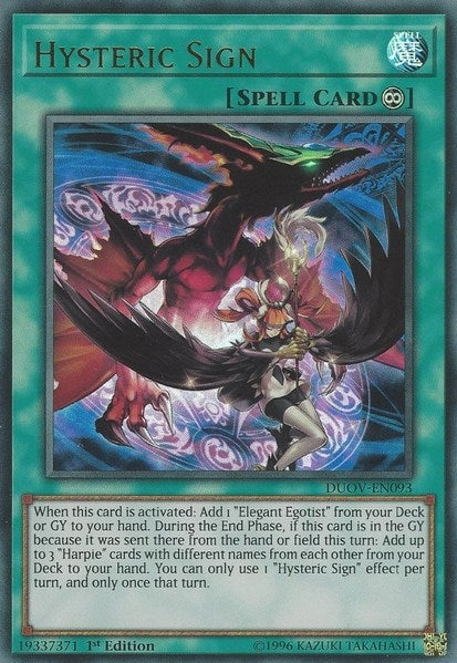 Hysteric Sign (93) (DUOV) - YuGiOh Single