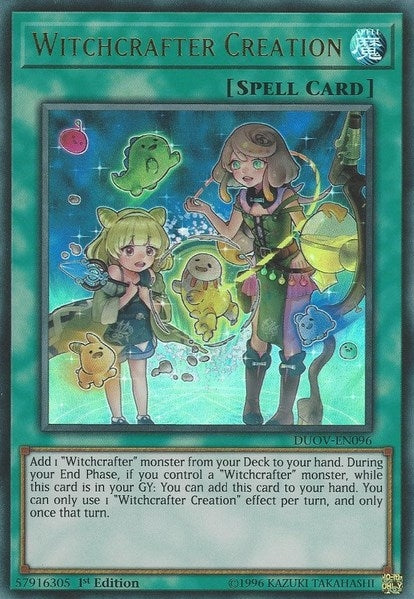 Witchcrafter Creation (96) (DUOV) - YuGiOh Single