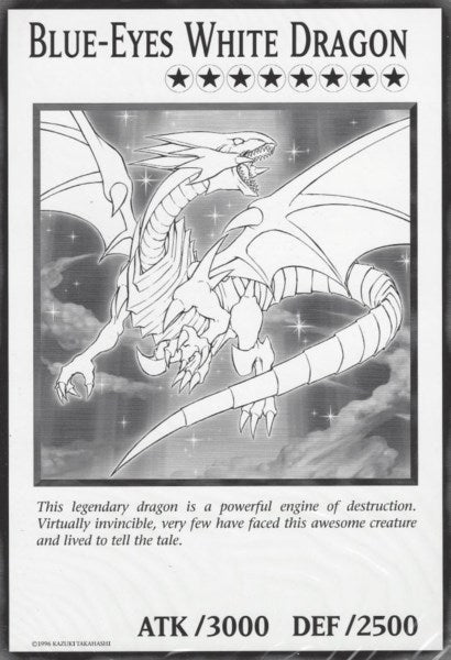 Blue-Eyes White Dragon (Oversized) (DUOV) - YuGiOh Single