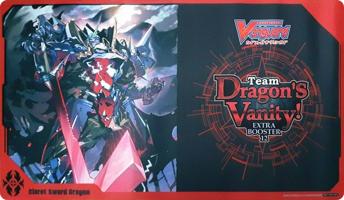 Cardfight!! Vanguard Sneak Preview Playmat: Team Dragon’s Vanity - Claret Sword Dragon - Playmats Sealed