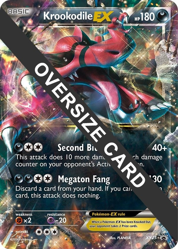 Image for Krookodile EX - XY25 (XY25) (Jumbo Cards) - Pokemon