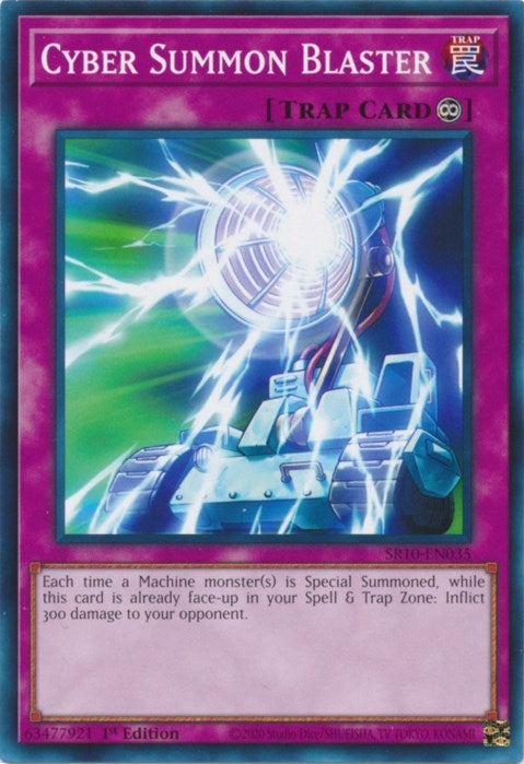 Cyber Summon Blaster (10035) (SR10) - YuGiOh Single