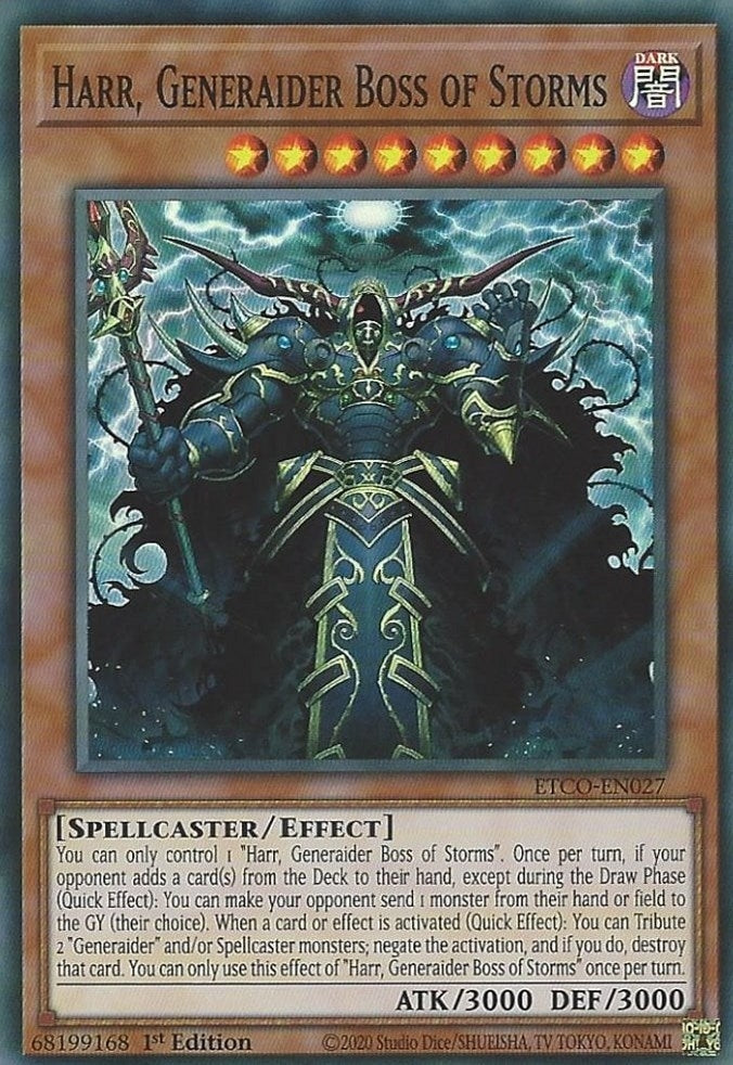 Harr Generaider Boss of Storms (27) (ETCO) - YuGiOh Single