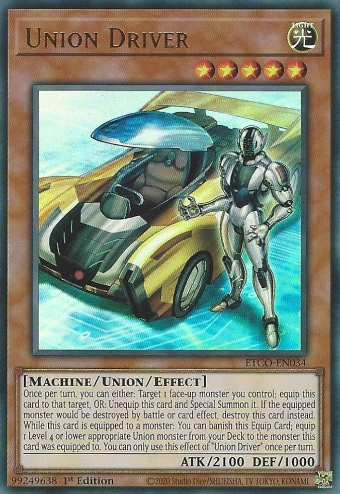 Union Driver (34) (ETCO) - YuGiOh Single
