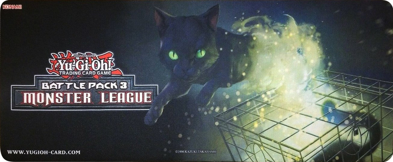 Yu-Gi-Oh! Battle Pack 3: Monster League Game Mat - Quantum Cat - Playmats Sealed