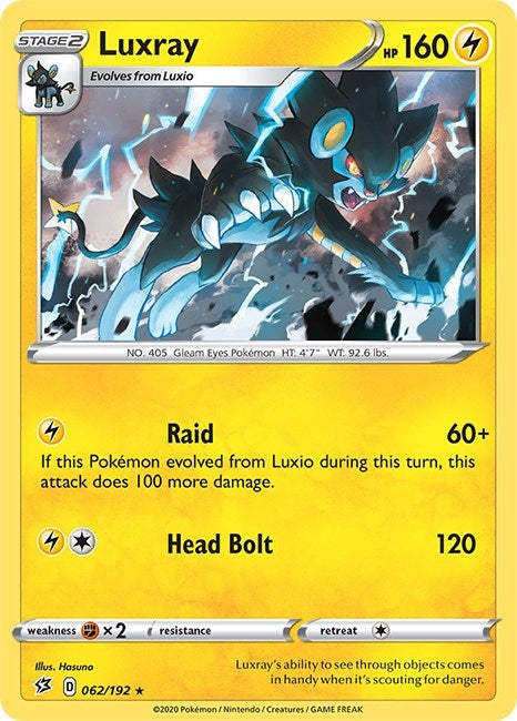 Image for Luxray (062/192) (Deck Exclusives) - Pokemon