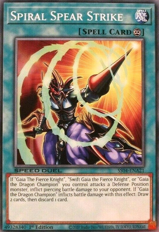 Spiral Spear Strike (421) (SS04) - YuGiOh Single