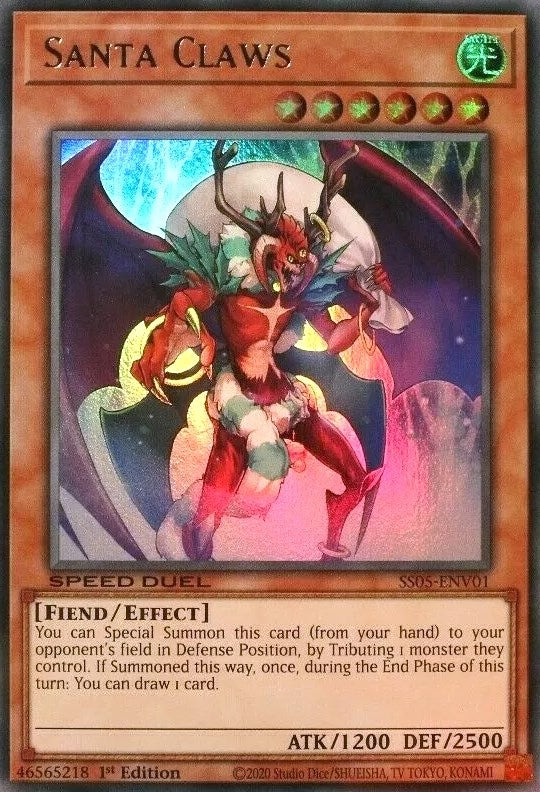 Santa Claws (501) (SS05) - YuGiOh Single