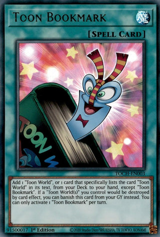 Toon Bookmark (3) (TOCH) - YuGiOh Single