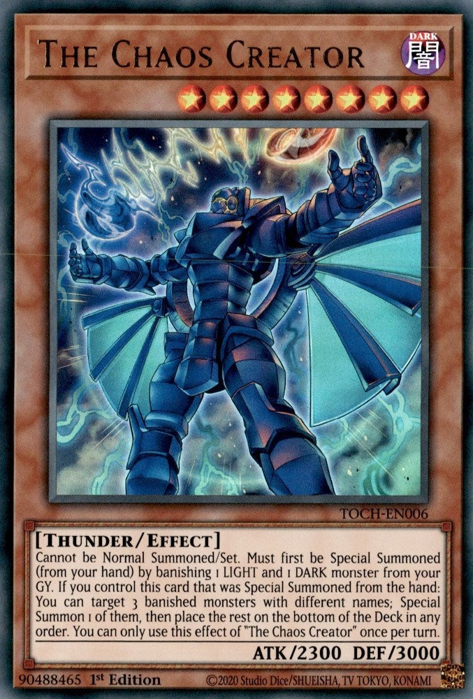 The Chaos Creator (6) (TOCH) - YuGiOh Single