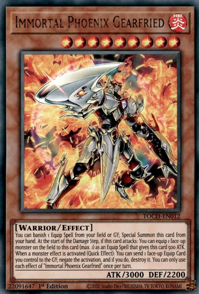 Immortal Phoenix Gearfried (12) (TOCH) - YuGiOh Single