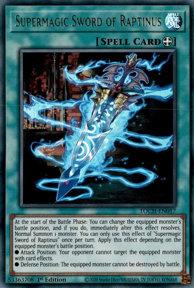 Supermagic Sword of Raptinus (17) (TOCH) - YuGiOh Single