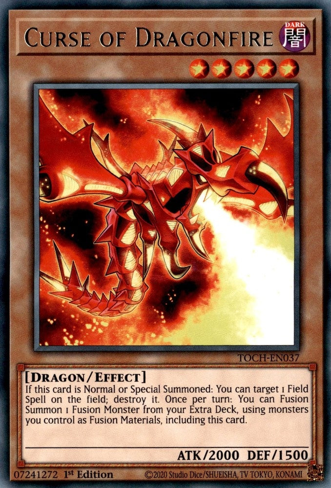 Curse of Dragonfire (37) (TOCH) - YuGiOh Single