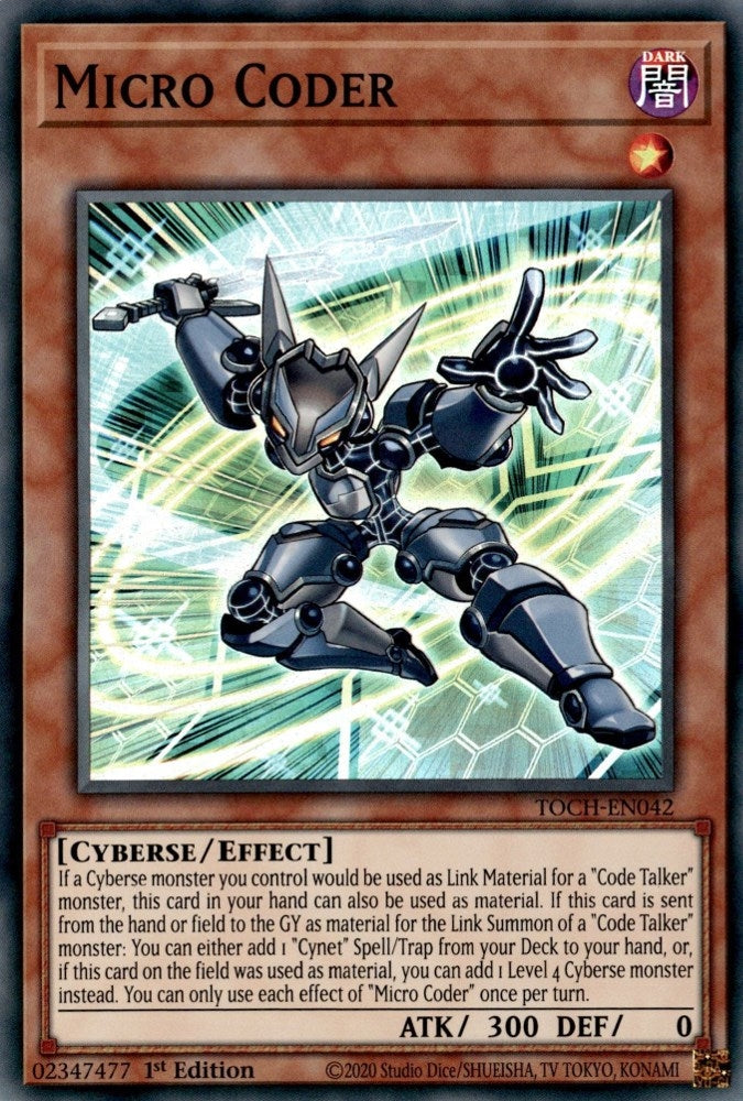 Micro Coder (42) (TOCH) - YuGiOh Single