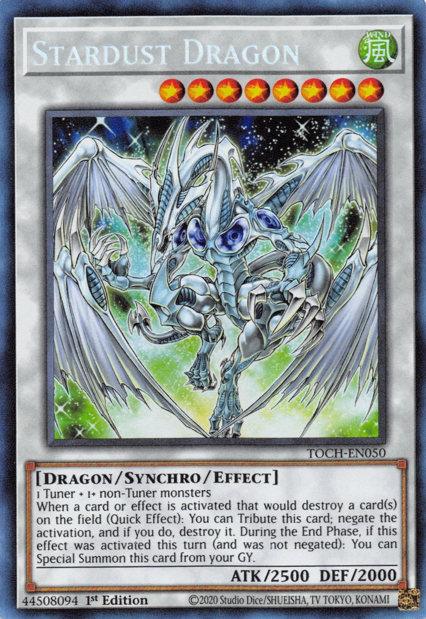 Stardust Dragon (CR) (50) (TOCH) - YuGiOh Single
