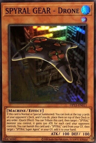 SPYRAL GEAR - Drone (13011) (OP13) - YuGiOh Single