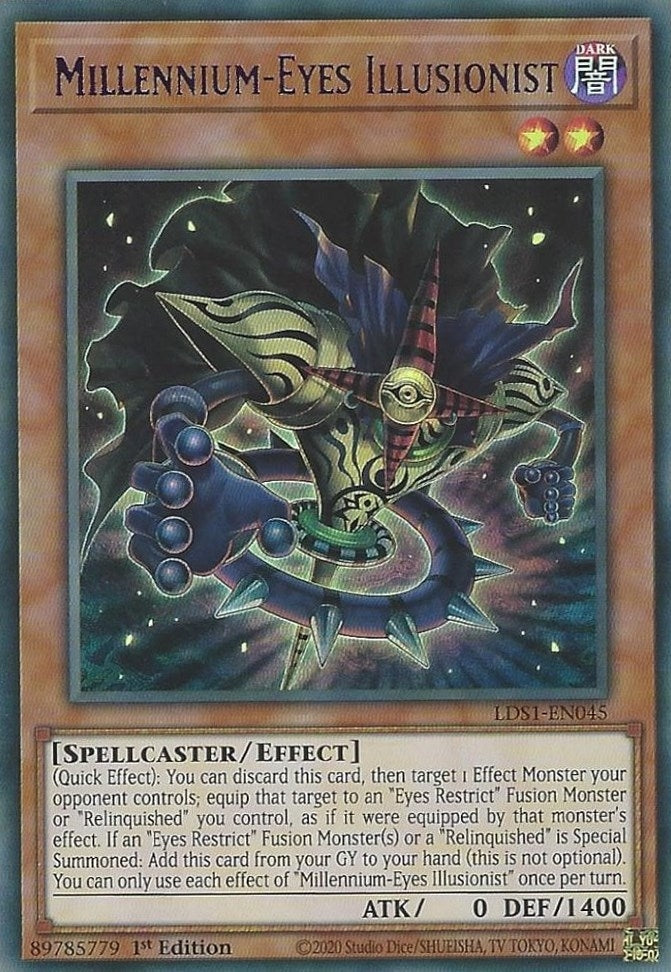 Millennium-Eyes Illusionist (Purple) (1045) (LDS1) - YuGiOh Single