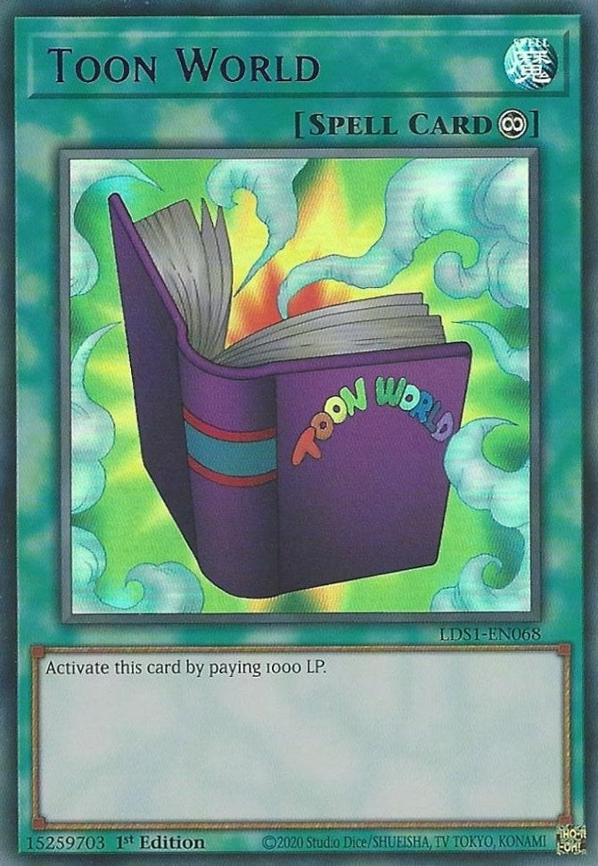 Toon World (Purple) (1068) (LDS1) - YuGiOh Single