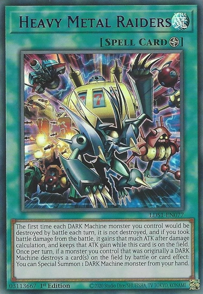 Heavy Metal Raiders (Purple) (1077) (LDS1) - YuGiOh Single