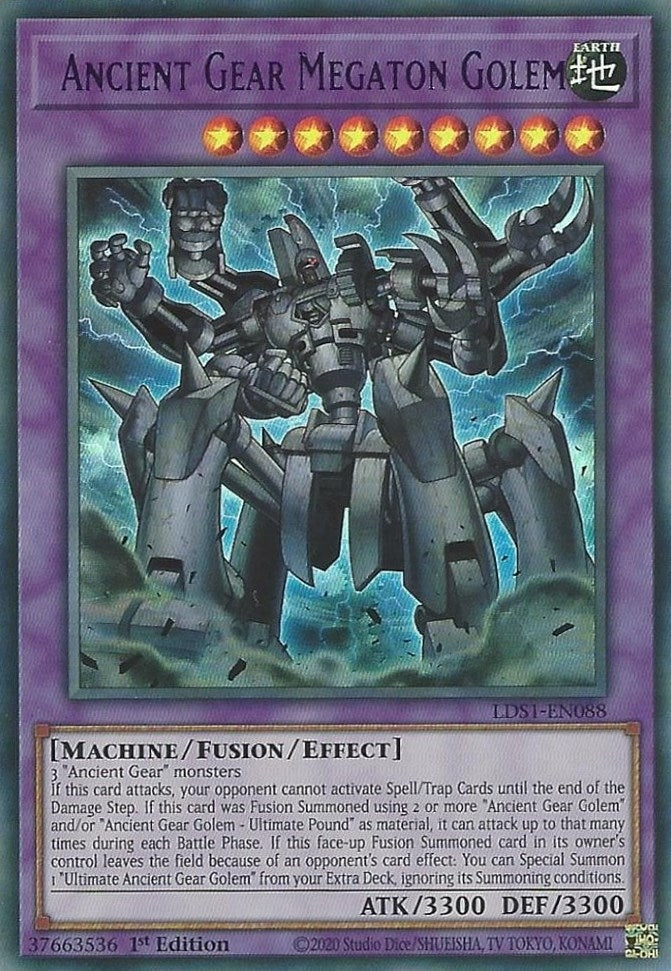 Ancient Gear Megaton Golem (Purple) (1088) (LDS1) - YuGiOh Single