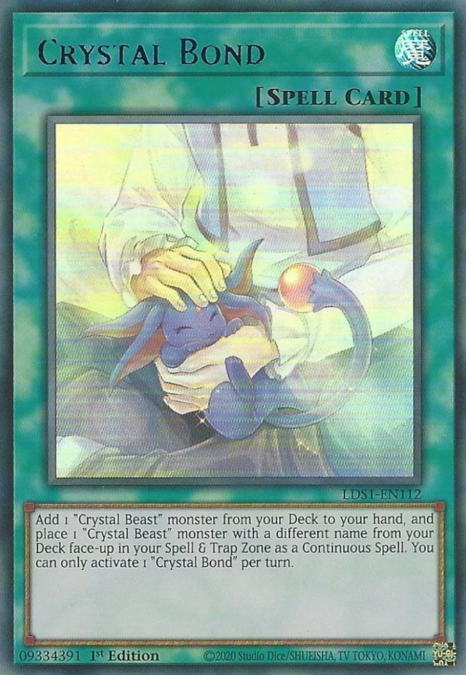 Crystal Bond (Blue) (1112) (LDS1) - YuGiOh Single