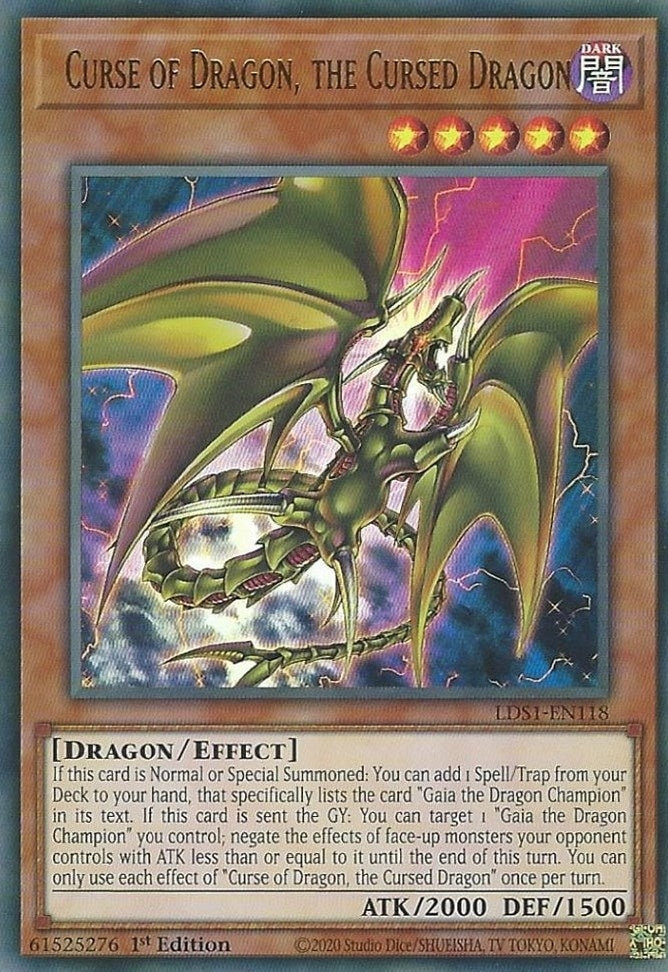 Curse of Dragon the Cursed Dragon (1118) (LDS1) - YuGiOh Single