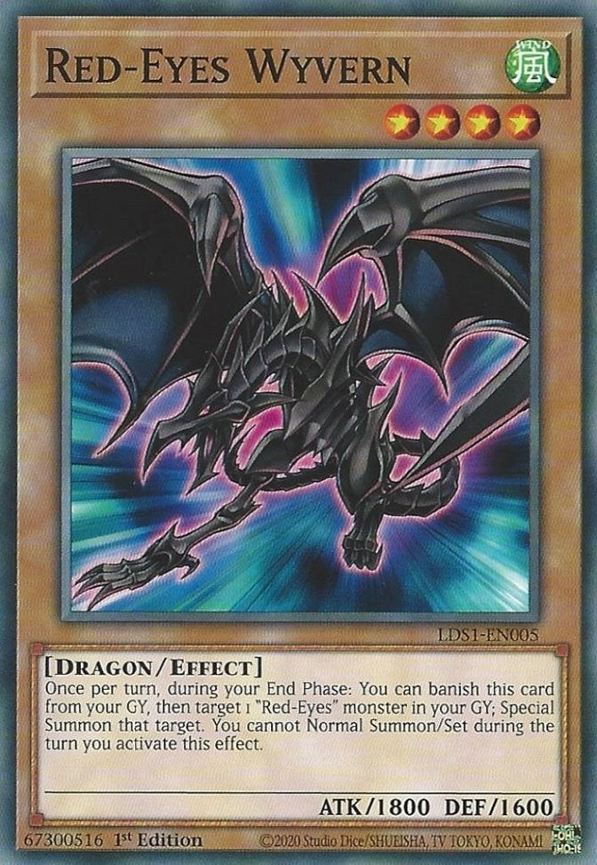 Red-Eyes Wyvern (1005) (LDS1) - YuGiOh Single