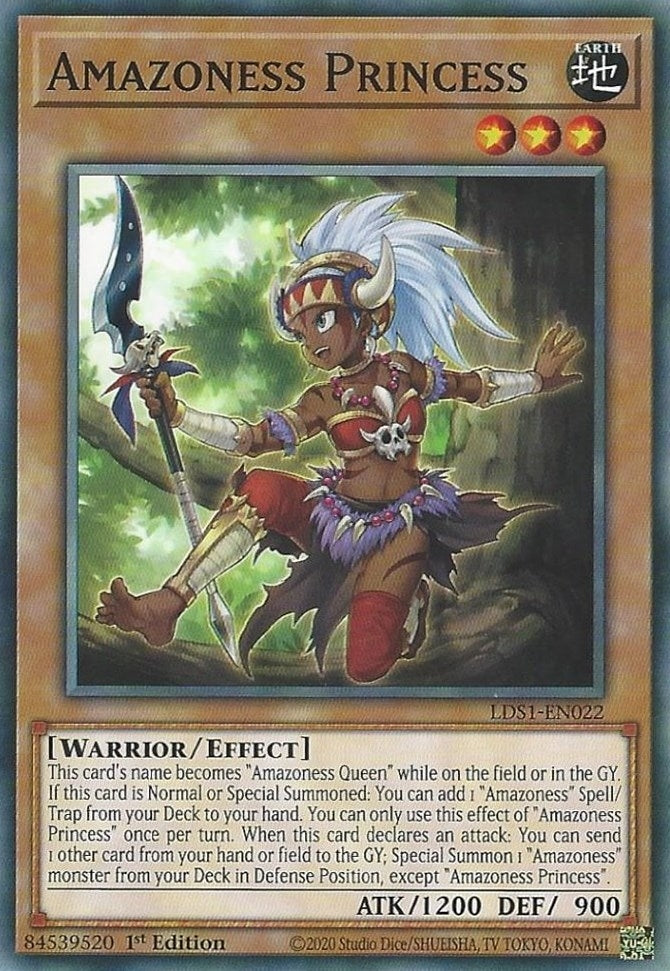 Amazoness Princess (1022) (LDS1) - YuGiOh Single